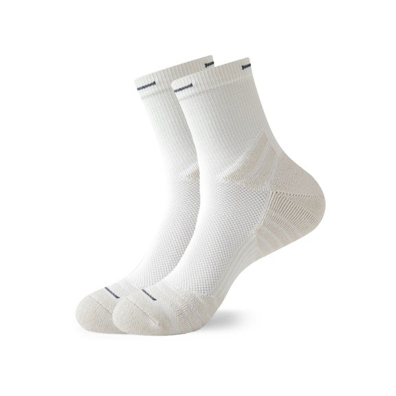 Hehanda 2 Pairs of Anti-Slip Shock-Absorbing Basketball Socks in Medium-High Thickened Sports Socks