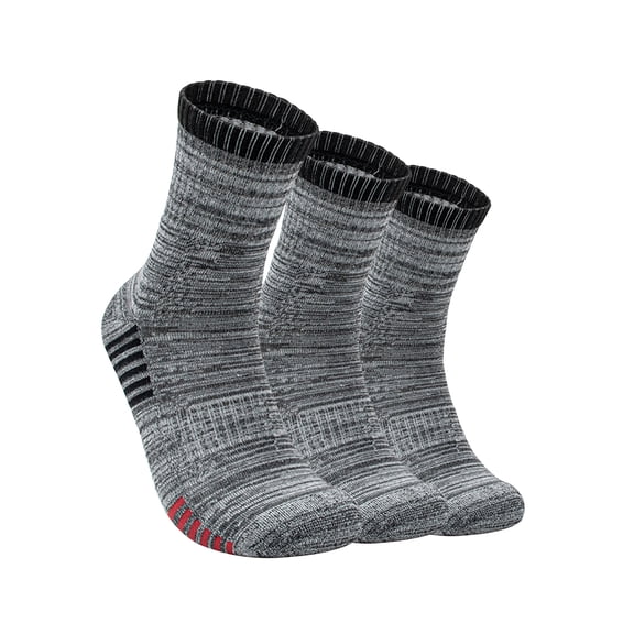 Hehanda 3 Pairs of Professional Basketball Socks - Mid-Calf Towel Bottom Sports Socks