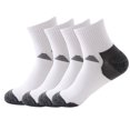 thumbnail image 1 of Hehanda 4 Pairs of Outdoor Professional Sports Socks Mid-Calf Running Basketball Socks, 1 of 7