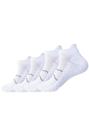 Hehanda 4 Pairs of Outdoor Towel Bottom Short Socks Couple Professional Running Socks