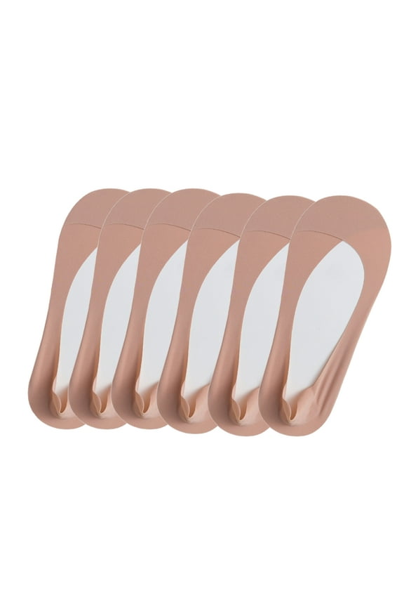 Hehanda 6 Pairs Low Cut No Show Socks, Invisible Ice Silk Socks for Womens Sock, Pure Cotton, Non-Slip