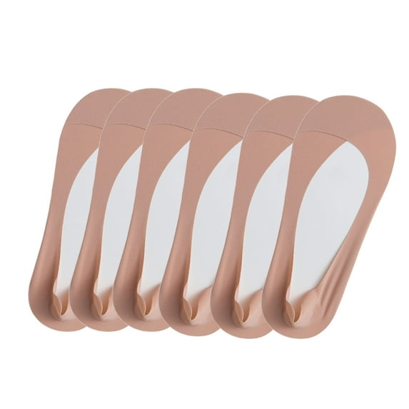 Hehanda 6 Pairs Low Cut No Show Socks, Invisible Ice Silk Socks for Womens Sock, Pure Cotton, Non-Slip