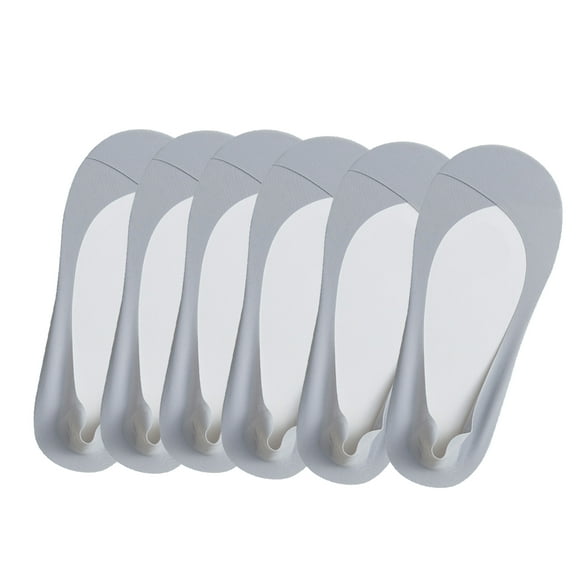 Hehanda 6 Pairs Low Cut No Show Socks, Invisible Ice Silk Socks for Womens Sock, Pure Cotton, Non-Slip