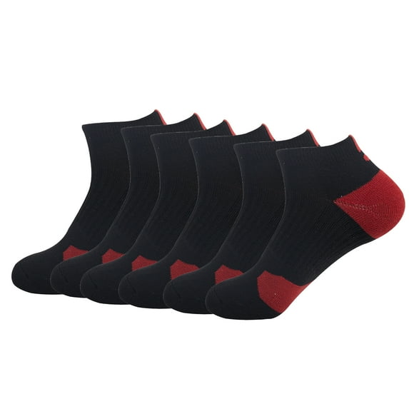 Hehanda 6 Pairs of Men's Professional Sports Socks Towel Bottom Basketball Socks