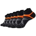 thumbnail image 1 of Hehanda 6 Pairs of Short Running Basketball Socks Breathable Sweat-Absorbing Cotton Socks, 1 of 7