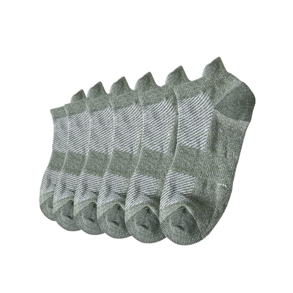 Hehanda 6 Pairs of Summer Short Sweat Absorption Anti-Odor Sports Socks
