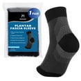 thumbnail image 1 of Hehanda Athletic Compression Socks for Women's & Men's Plantar Fasciitis Relief, Black, 1 of 7