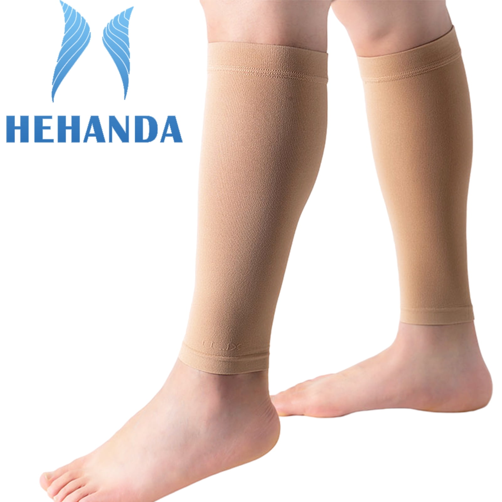 Hehanda Calf Compression Sleeves For Men & Women (20-30mmHg) - Leg  Compression Sleeve - Footless Compression Socks for Shin Splint &Varicose  Vein 