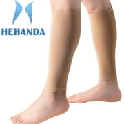 Hehanda Calf Compression Sleeves For Men & Women (20-30mmHg) - Leg Compression Sleeve - Footless Compression Socks for Shin Splint &Varicose Vein