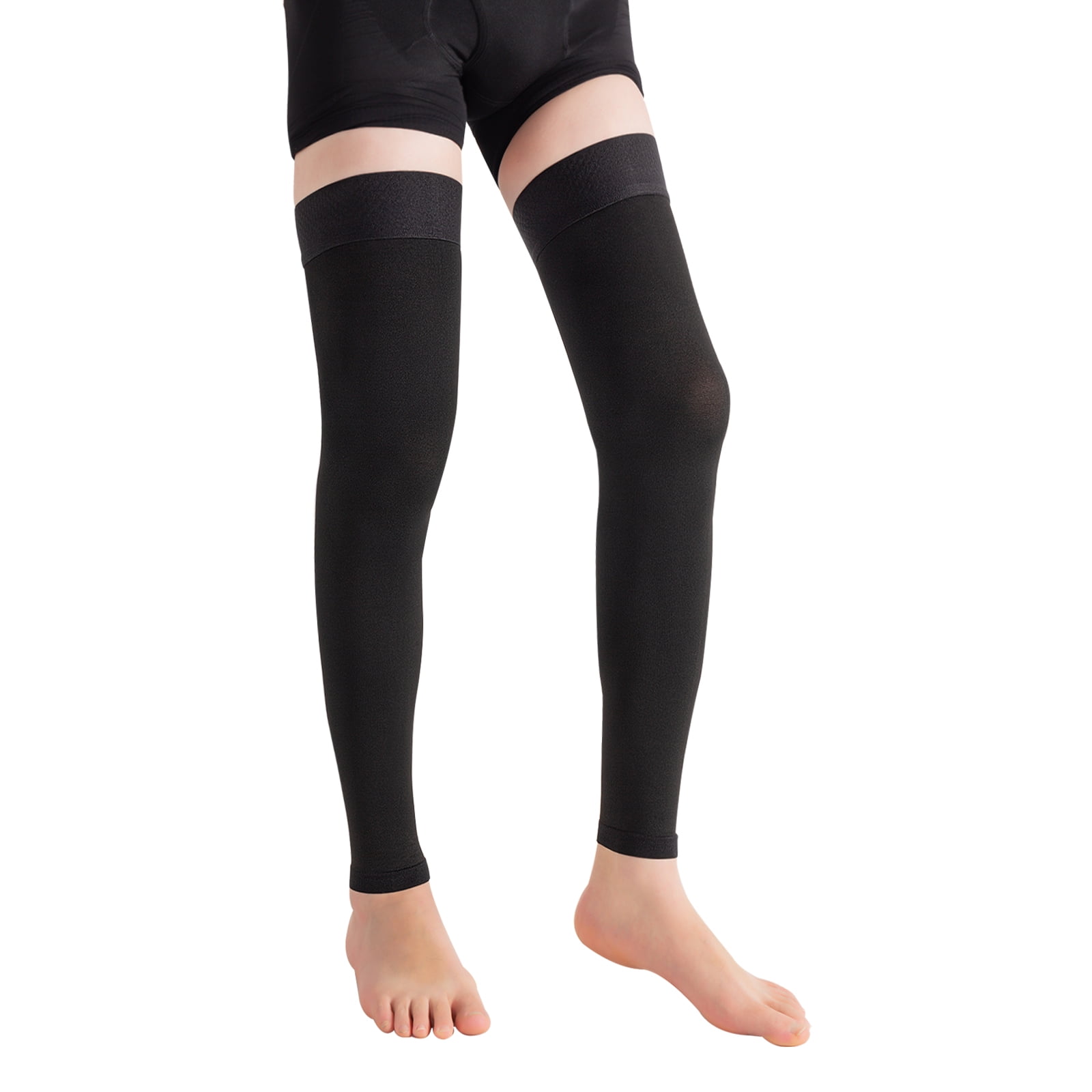 3 Pair Compression Socks for Women Men,Casual Thigh-High Stockings
