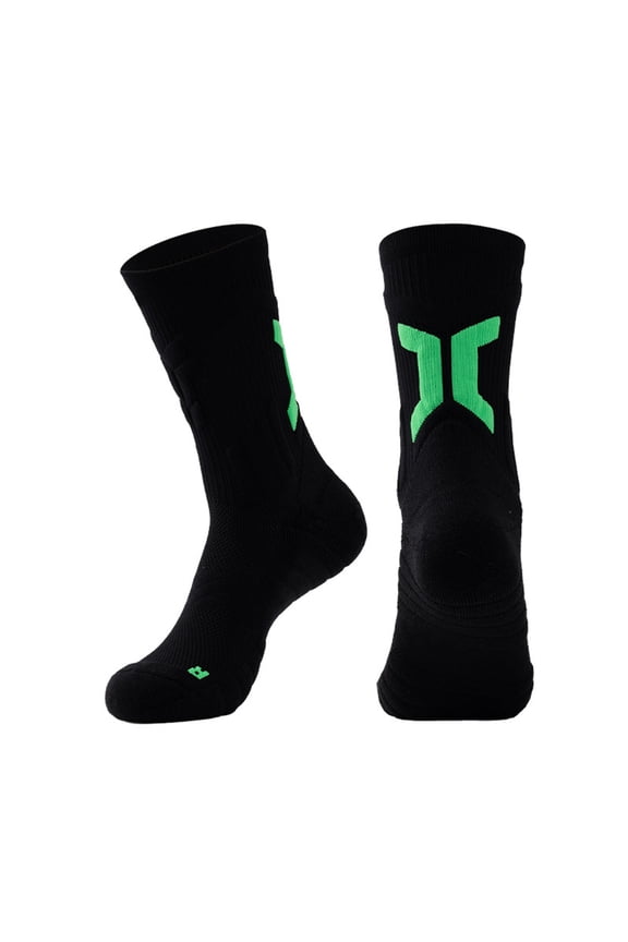 Hehanda Men's Basketball Socks - Elastic Socks - Breathable and Quick-Drying Sports Socks