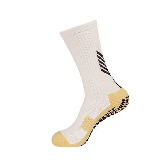 Hehanda Men's Dotted Rubber Soccer Socks - Mid-calf Non-Slip Athletic Socks