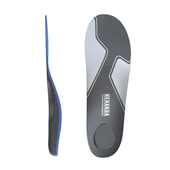 Hehanda Plantar Fasciitis Feet Insoles Arch Supports, Orthotics Inserts for Flat Feet, Foot Pain, Mens 12-13/Womens 14-15