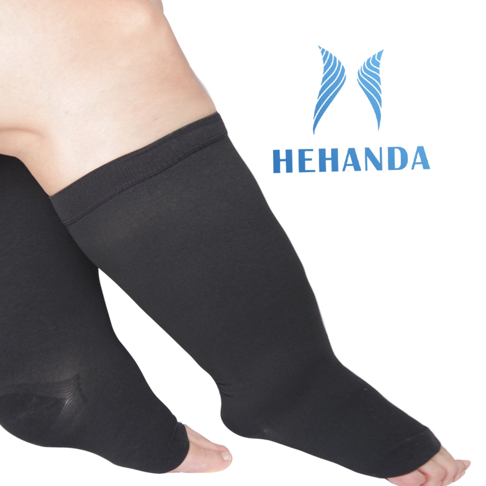 Hehanda Toeless Compression Socks for Women & Men(S6XL), Knee High 20