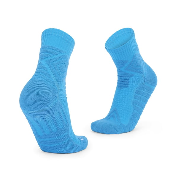 Hehanda Women's Thickened Towel Bottom Breathable Mid-Calf Basketball Socks