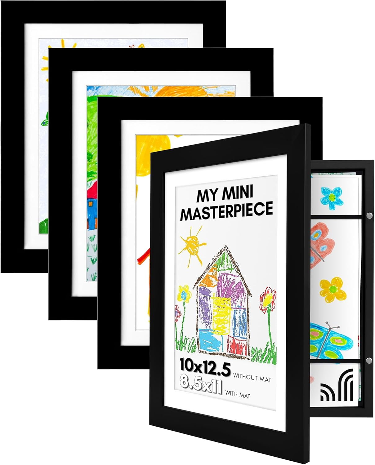 HeiStang 10x12.5 Kids Art Frame Front Loading Picture Frame Set of