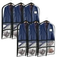 HeiStang Clear PVC Dance Costume Bags (6 Pack) Garment Bag 40 Inch for