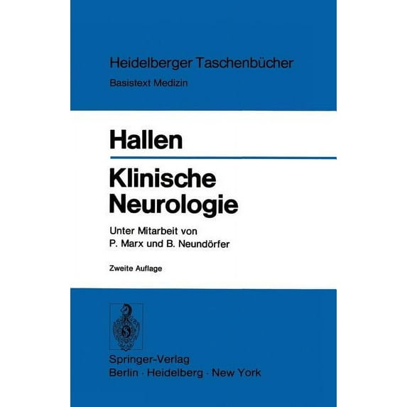 Heidelberger Taschenbücher Klinische Neurologie, Book 118, (Paperback)