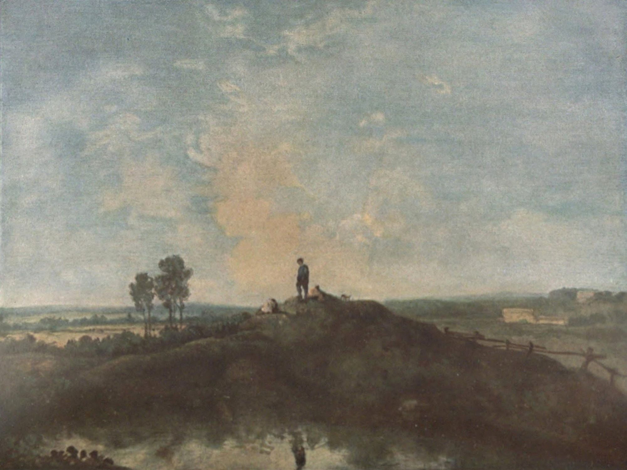 Heideszene Die Kunst 1909 Canvas Art - JMW Turner (18 x 24)