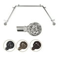 thumbnail image 1 of Heidi 13/16" Bay Window curtain rod 20"-36", 38"-72" - Satin Nickel, 1 of 3