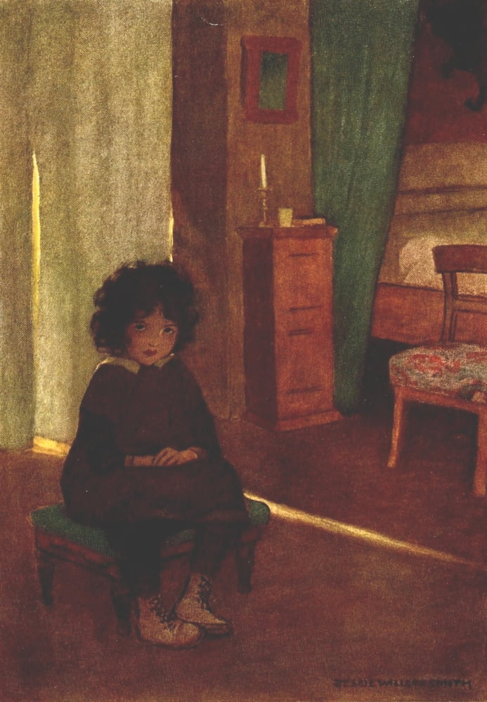 Heidi 1922 Heidi had plenty of time Canvas Art - Jessie Willcox Smith (18 x 24)