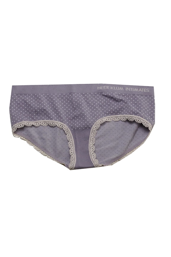 Heidi By Heidi Klum Lavender Seamless Dotted Hipster XS