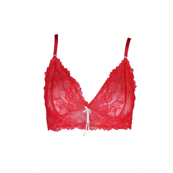 Heidi By Heidi Klum Pink Natural Lace Soft Cup Bra S