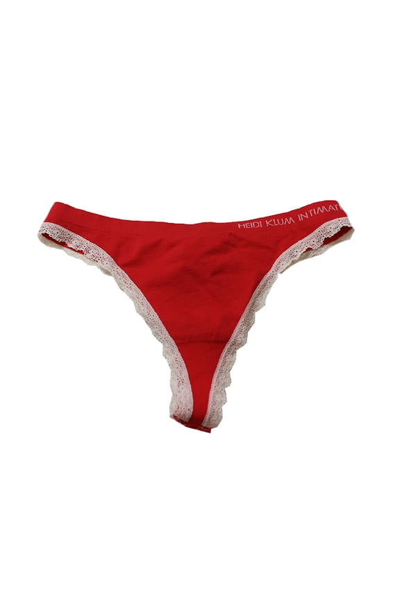 Heidi By Heidi Klum Tomato Red Seamless Thong 6-M