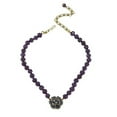thumbnail image 1 of Heidi Daus Swarovski Crystal Beaded Floral Interchangeable Necklace ~ Enchant (Purple/Pink/Blue Mult), 1 of 3