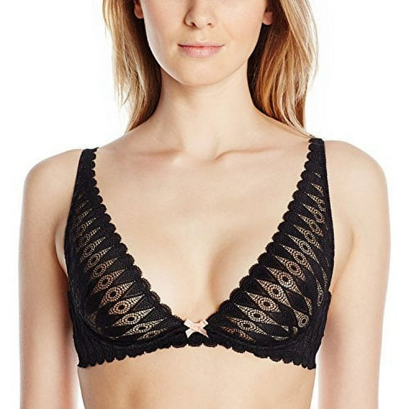 Heidi Klum Intimates Women's Dreamtime Bra-Underwire, Black, 36A