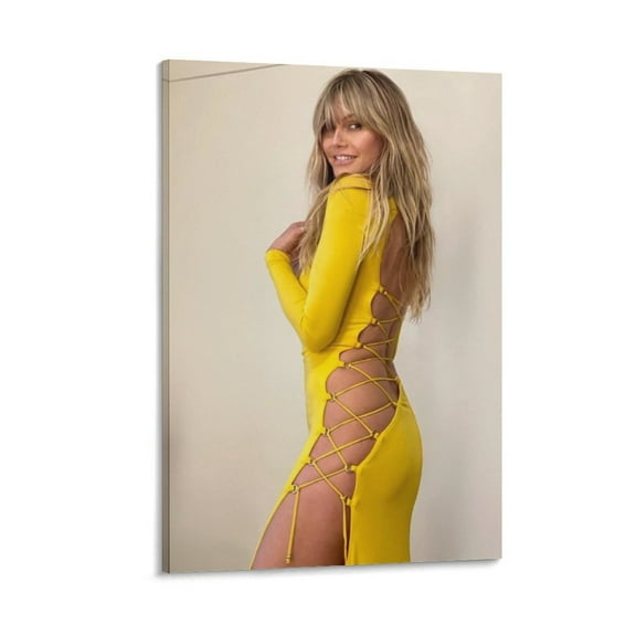 Heidi Klum Super Model Poster Photo Artistic (41) Posters Wall Art Painting Canvas Gift Living Room Prints Bedroom Decor Poster Artworks 24x36inch(60x90cm)