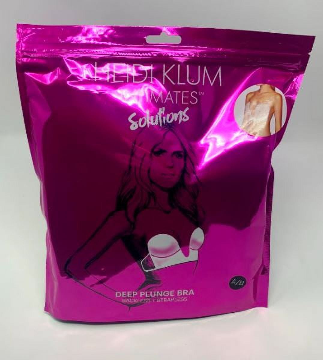 Heidi Klum Women's Deep Plunge Bra (A/B) Backless/Strapless Adhesive