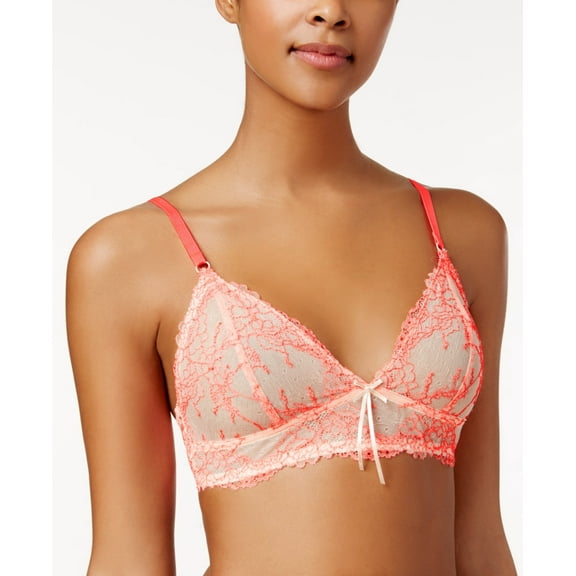Heidi Klum Womes Natural French Lace Bra