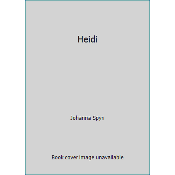 Pre-Owned Heidi (Paperback) 0893754005 9780893754006