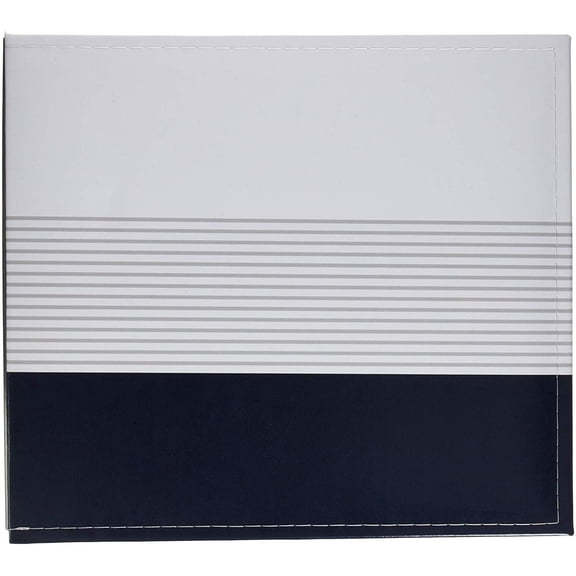 Heidi Swapp Storyline2 Post Bound Album 12"X12"-Navy Stripe