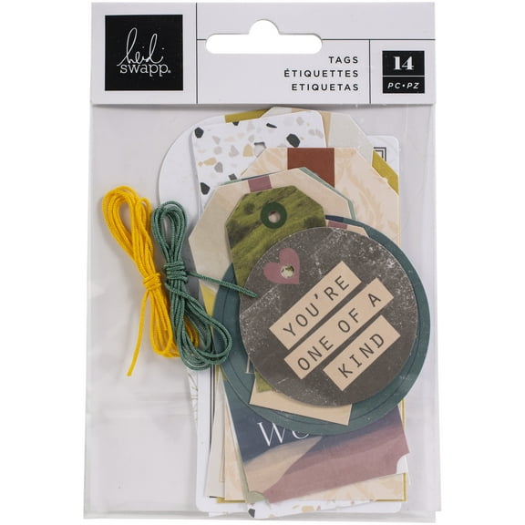 Heidi Swapp Care Free Tag Set 14/Pkg