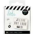 thumbnail image 1 of Heidi Swapp Lightbox Original Inserts 20/Pkg-Black Icons, 1 of 2