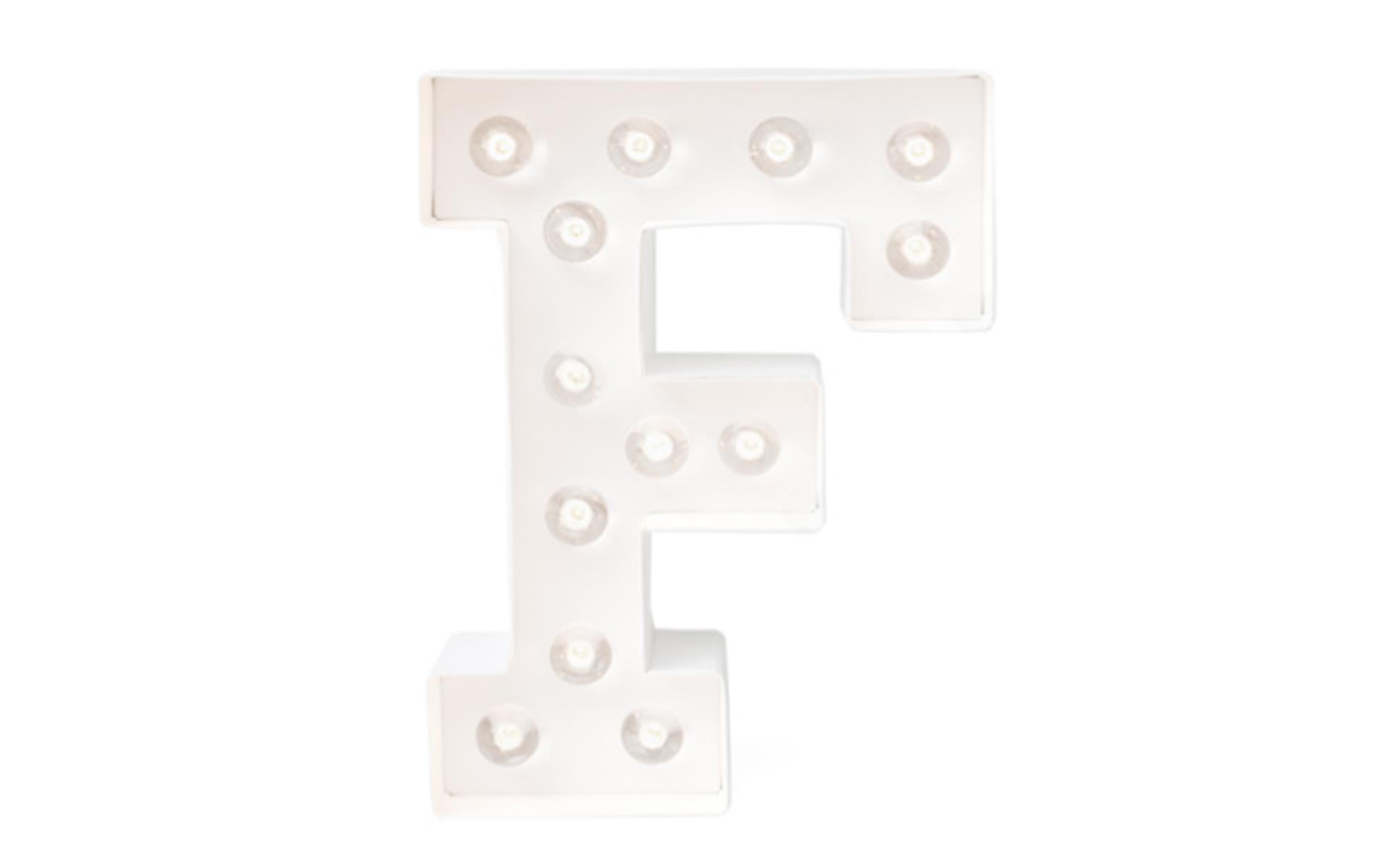 Heidi Swapp Marquee Love 8.5" Letter F, 1 Each