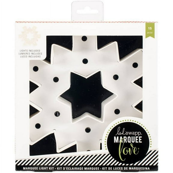 American Crafts Heidi Swapp Marquee Love Collection Christmas Marquee Kit Paper Snowflake