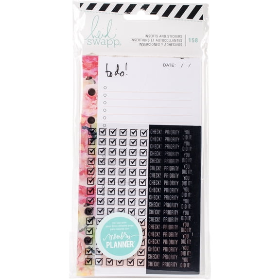 Heidi Swapp Memory Planner Inserts With Stickers-To Do