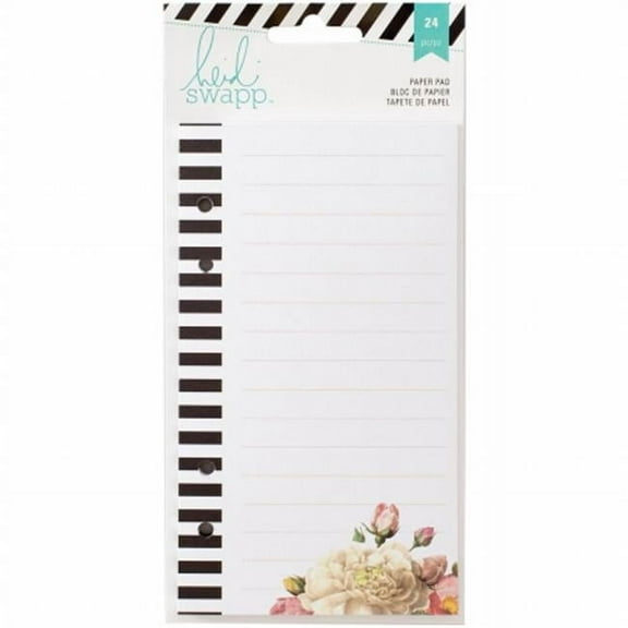 Heidi Swapp Memory Planner List Pad 24/Pkg-Floral