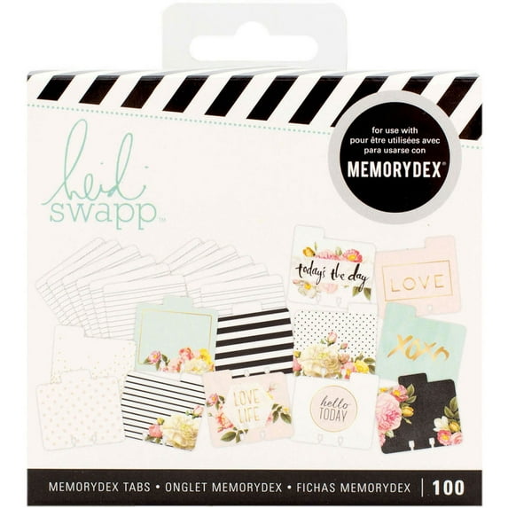 Heidi Swapp Memorydex File Cards & Tabbe