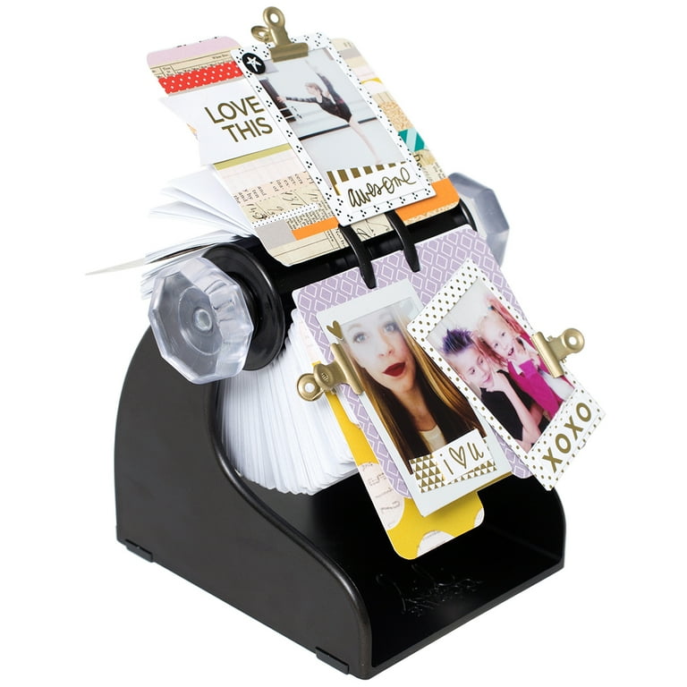 hedi Heidi Swapp Memorydex Spinner-Black - Walmart.com
