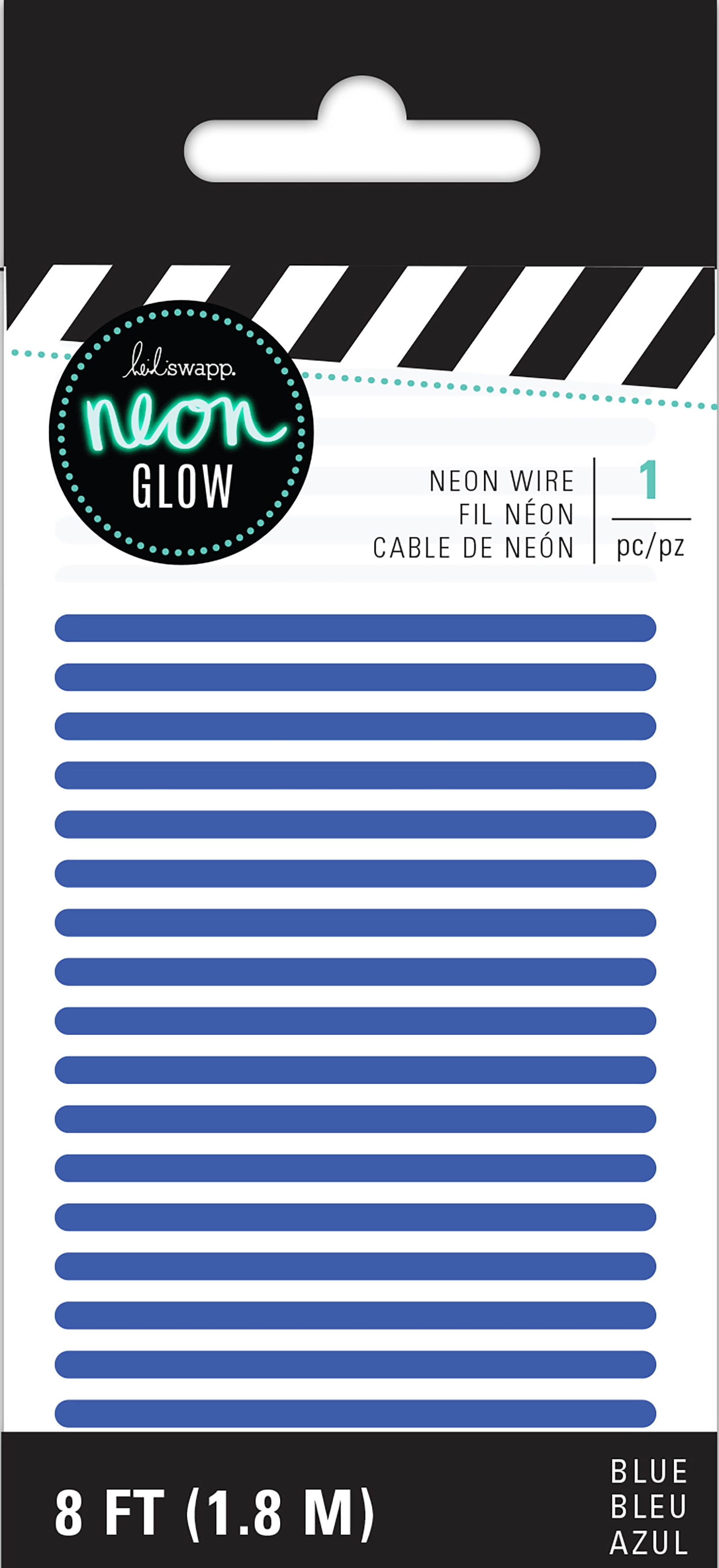 Heidi Swapp Neon Glow Wire 8'-Blue