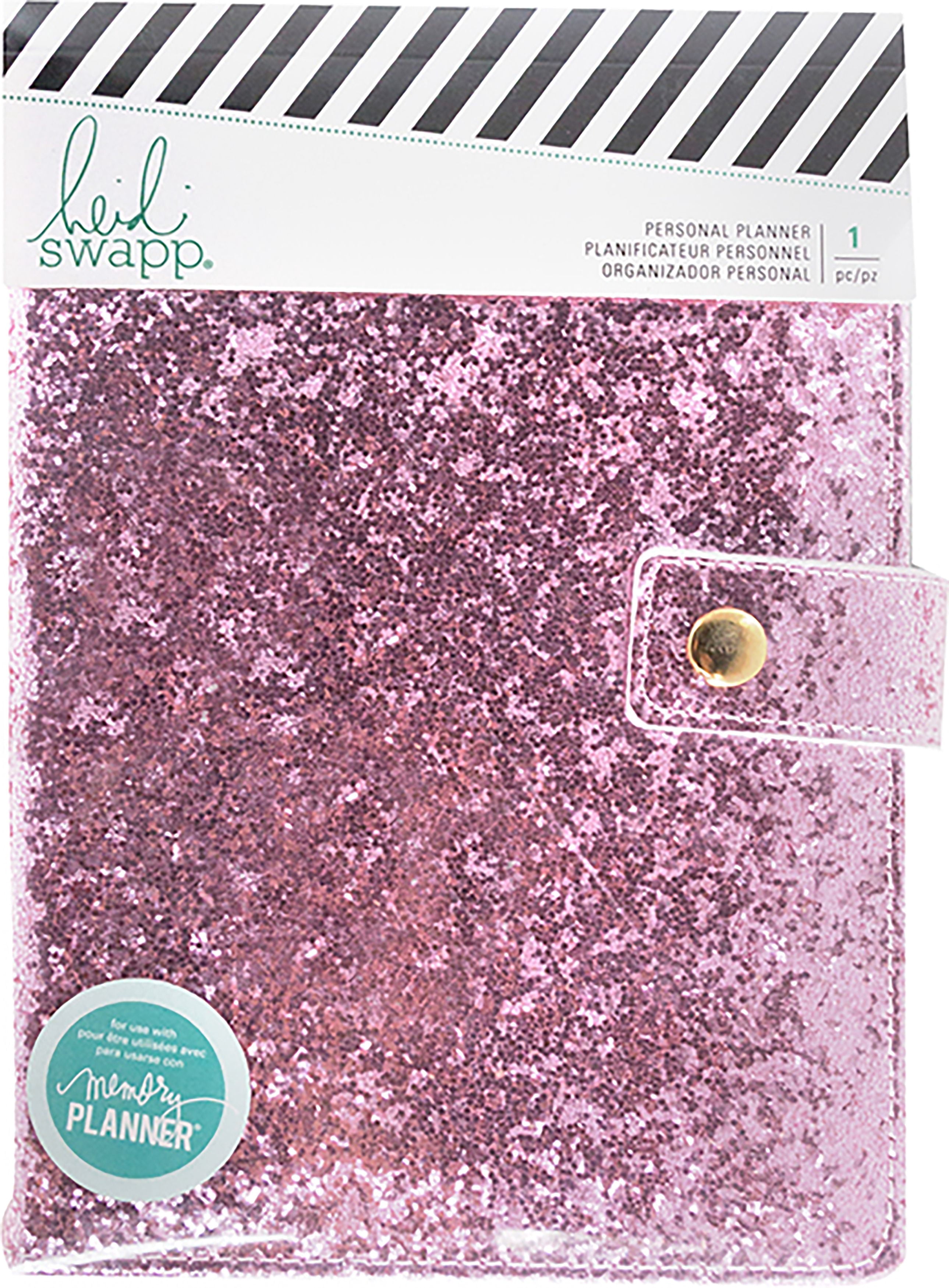 Heidi Swapp Personal Memory Planner-Fresh Start, Pink Glitter