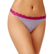 Heidi by Heidi Klum Geometric-Lace Thong Purple Ashwild Aster, M