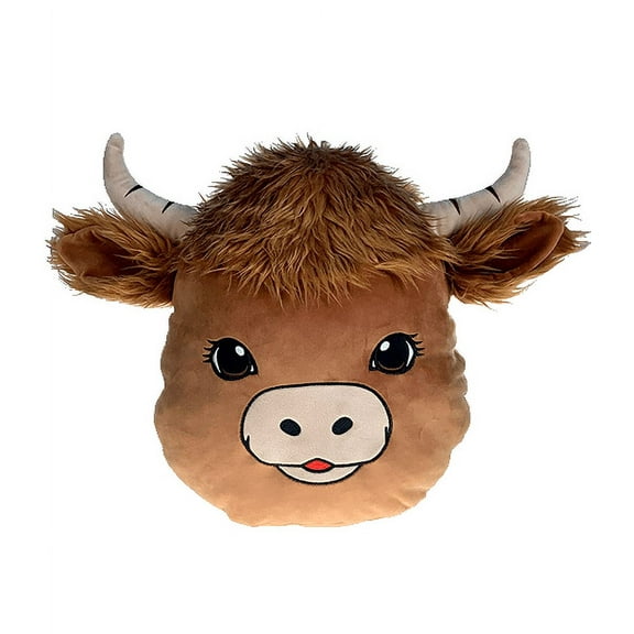 Heidi the Highland Cow Stuffa Squishie - Adorable and Squishy Highland Cow Plush, Soft and Fluffy Collectible Toy, Perfect Cuddly Companion for Kids