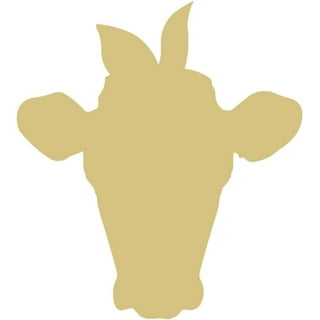 Find Online Unfinished Wooden Craft Cow Head Cutouts
