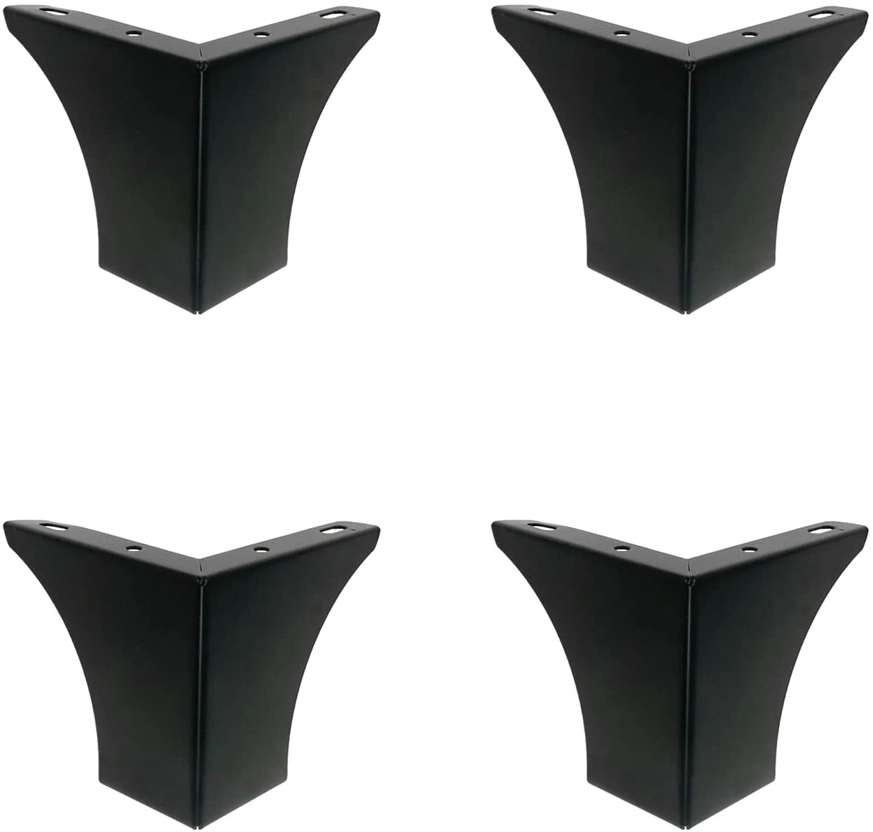 Height 100 mm / 4 inch Furniture Legs Metal Sofa Legs Feet Heavy Duty ...