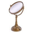 thumbnail image 1 of Height Adjustable 8 Inch Vanity Top Make-Up Mirror - Brushed Bronze / 5X, 1 of 10